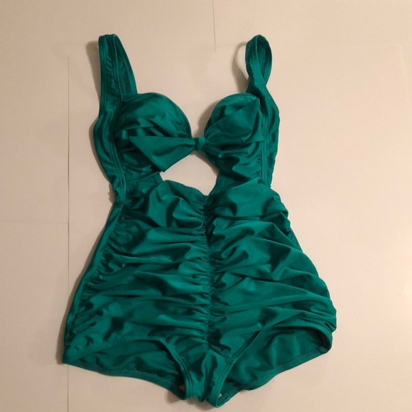 Vintage Suits By Mary Other - Vintage Suits by Mary Swoon green bathing suit S